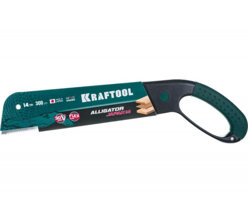 KRAFTOOL 14 TPI, 300 мм, ножовка по дереву для сверхточных работ Alligator Japan 14 1-15181-30-14