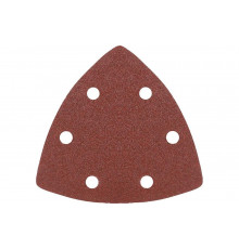 Треугольник шлифовальный на липучке (5 шт; 80х80х80 мм; Р60) PATRIOT 820010301