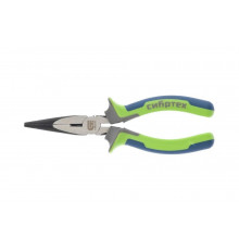 Прямые длинногубцы 160 мм, фосфатирование, трехкомпонентные рукоятки СИБРТЕХ 17155