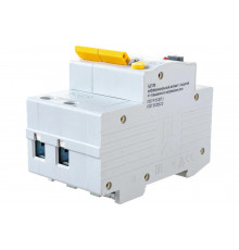 Автоматический дифференциальный выключатель тока IEK 2п 3мод. C 16A 30mA тип A 4.5kA АД-12М ИЭК MAD12-2-016-C-030