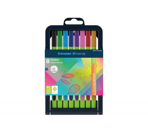 Набор капиллярных ручек Schneider Line-Up 8 цветов, 0.4 мм 191098