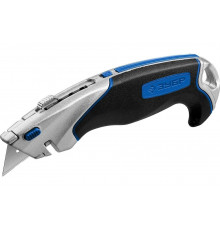 Нож ЗУБР Эксперт А24, универсальный, с автостопом, профессионал 0923_z02