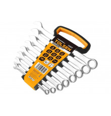 Набор комбинированных ключей TOLSEN 8-19 мм, 8 предметов TT15887