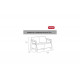 Диван KETER Corfu love seat графит 258973