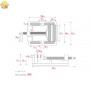 Станочные сверлильные тиски KRAFTOOL 75 мм 32715-75