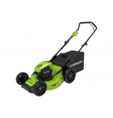Бесщеточная аккумуляторная газонокосилка Greenworks GD40LM46HP 40 В 2514407