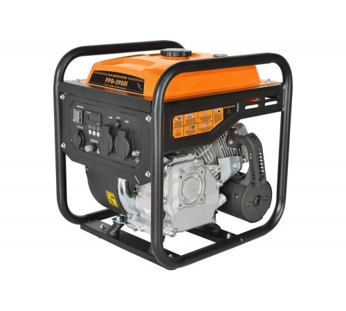 Инверторный генератор CARVER ppg -3900i 3/3,3квт, 220/12в, 2 розетки, дисплей 01.020.00035