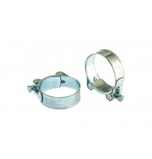 Металлические хомуты СИБРТЕХ, силовые, 56-59мм, ширина 22мм, шарнирный, W1, 2шт 47543