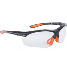 Защитные очки Patriot PPG-11 открытые, прозрачные, оранжевая окантовка, усиленные 880124399
