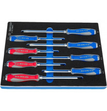 Набор силовых отверток (ложемент, 8 предметов) KING TONY 9-30208MRV