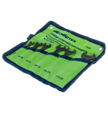 Набор рожковых ключей 6 - 19 мм, 6 шт., CrV, фосфатированные, ГОСТ 2839 СИБРТЕХ 15220