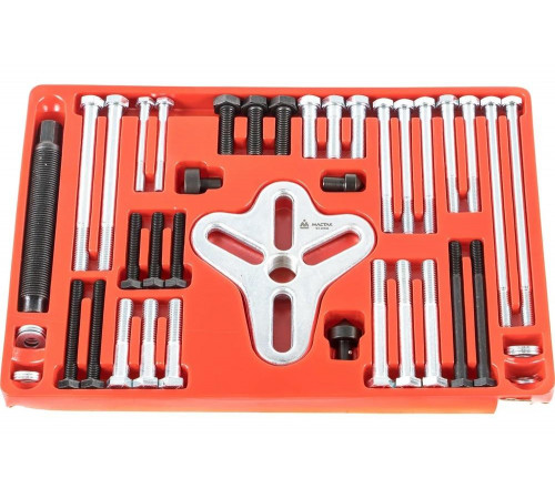 Съемник шкивов, 25-100 мм, 46 предметов МАСТАК 103-20046