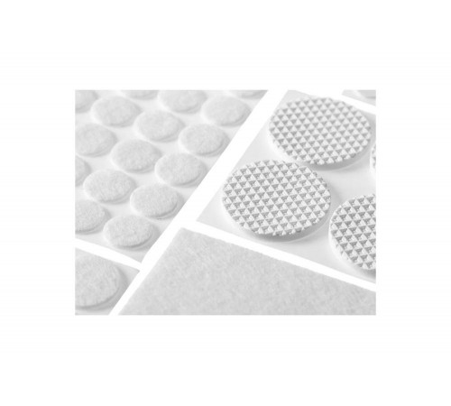 STAYER 125 шт., белый, набор: накладки самоклеящиеся на мебельные ножки 40917-H125