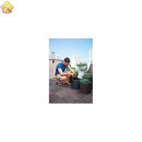 Кашпо KETER Cylinder Planter S серый 224124