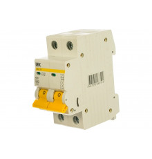Автоматический 2-полюсный выключатель, 32А, С ВА47-29 4.5кА IEK MVA20-2-032-C
