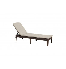 Шезлонг KETER Jaipur Sun lounger (with cushion) коричневый 255891
