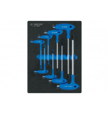 Набор шестигранников L-тип, ложемент, 8 предметов KING TONY 9-22108MRV