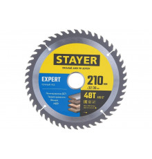 Диск пильный по дереву Точный рез (210x32/30 мм; 48T) Stayer 3682-210-32-48_z01
