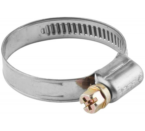 ЗУБР 5 шт., 12-20 мм, накатная лента 9 мм, нерж. сталь, хомуты 3787-12-20 Профессионал