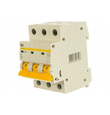 Автоматический 3-полюсный выключатель, 25А, D ВА47-29 4.5кА IEK MVA20-3-025-D