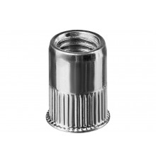 Стальные резьбовые заклепки с насечками KRAFTOOL Nut-R уменьшенный бортик, М10, 150 шт. 311708-10