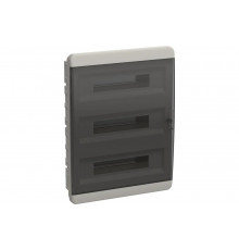 Корпус пластиковый IEK TEKFOR ЩРВ-П-54 IP41 черн. прозр. дверь TF5-KP12-V-54-41-K01-K03