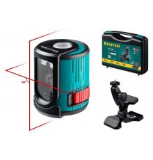 Лазерный нивелир KRAFTOOL CL 20 5 20 м, IP54, точность +/-0,2 мм/м, держатель, в кейcе 34700-5