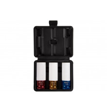 Набор ударных глубоких шестигранных головок 1/2" DR 17, 19, 21 мм, пластиковое покрытие, кейс AFFIX AF00643C