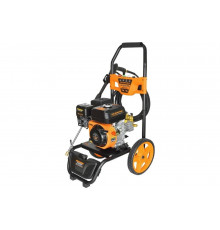 Мойка в/давл. бензиновая CARVER CW-5200G PRO 7лс, 210 бар, 10 л/мин, латунь, самовсас, фрезы 4шт, колеса 01.023.00008