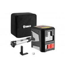 Лазерный самовыравнивающийся уровень со штативом DEKO DKLL11 SET 2 065-0271