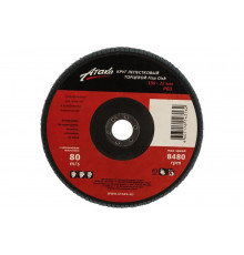 Круг лепестковый торцевой (180 мм; Р60; цирконий; синий) АТАКА 993560