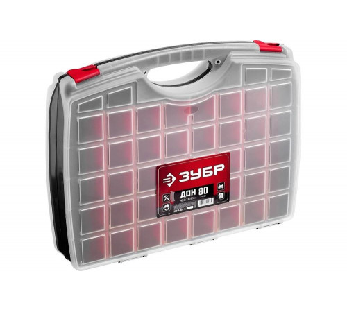 ЗУБР 425 х 330 х 85, двухсторонний, органайзер ДОН-80 38036-80