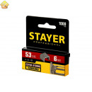 STAYER скобы тип 53 (A / 10 / JT21), 6 мм, 1000 шт., закаленные, особотвердые, скобы для степлера тонкие 3159-06_z02 Professional