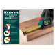 Автостопная рулетка KRAFTOOL 3412-5-25: длина 5 м, ширина 25 мм