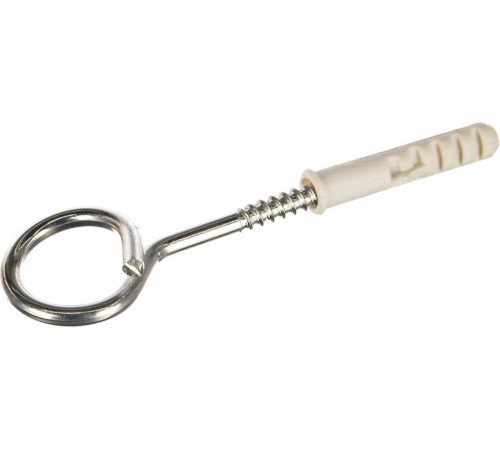 ЗУБР 60 х 12/135 х 8 мм, 2 шт., дюбели распорные в комплекте с шурупом-кольцом ЕВРО 30696-12-60