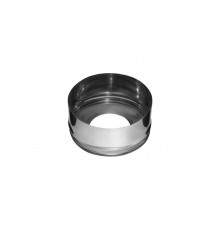 Заглушка с отверстием Ferrum 430, 0.5 мм, ф115x200 f1403