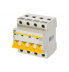 Автоматический модульный выключатель IEK 4п C 25А ВА 47-29 4.5кА ИЭК MVA20-4-025-C