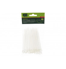 Хомуты СИБРТЕХ 100x2, 5 мм, пластмассовые, белые, 100 шт. 45515
