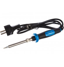 Паяльник с двухкомпонентной рукояткой, с защитным колпачком, керамическим нагревательным элементом, 40Вт, конус Зубр ПРОФЕССИОНАЛ 55413-40