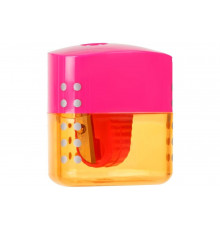 Пластиковая точилка со шторкой Schneider Faber-Castell Grip Auto 2 отверстия, контейнер 183103