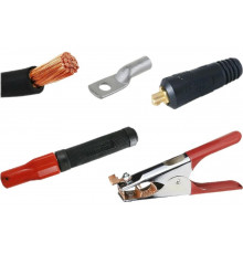 Комплект сварочных проводов с винтовым держателем КСП-16-3 ПРОФИ КГ1x16 медь 3+3 м в сборе Парма 02.007.00034