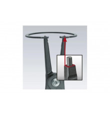 Щипцы KNIPEX прециз для внешних стопорн. колец, прям. губки, d 19-60 мм, чёрн.,1К ручки, KN-4911A2SB