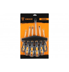 Набор отверток с эргономичными рукоятками DEKO SS06 065-0601