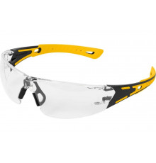 Защитные открытые очки Denzel поликарбонатные, прозрачная линза 89191