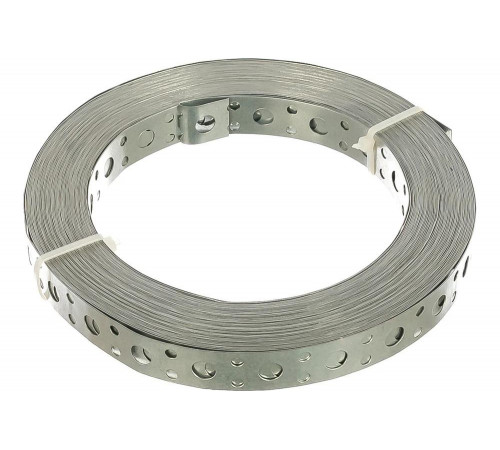 ЗУБР 20 х 0.5 мм, 25 м, перфорированная вентиляционная лента прямая ПВЛ 310247-20-05