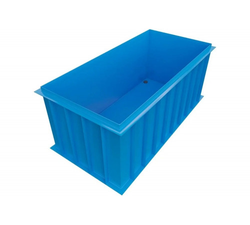 Прямоугольный бассейн под грунт с ребрами жесткости Экосети S8 6x2x1.5 м ППРБ6215S8