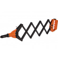 Заклепочник Harden 800 мм, гармошка, усиленный, CR-MO, заклепки 3,2-4,0-4,8-6,4 мм 610114