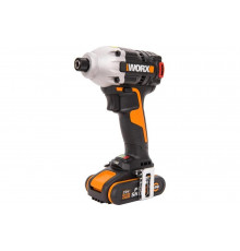 Бесщеточный ударный аккумуляторный винтоверт Impact WORX 20 В, 2x2 Ач, ЗУ, кейс WX261