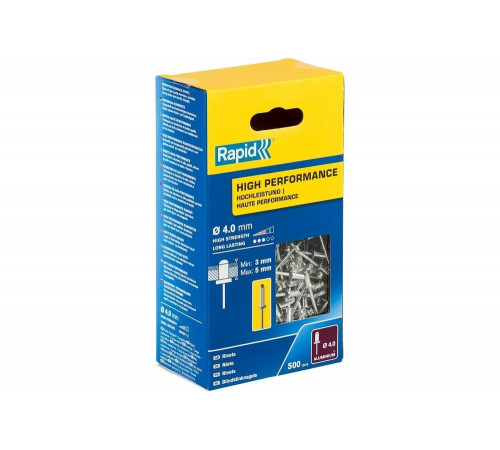 RAPID 4.0 x 8 мм, 500 шт, заклепка из алюминия 5001432