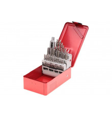 Набор ручных метчиков HSS M3-M12+вороток+сверла, 29шт RUKO 245003